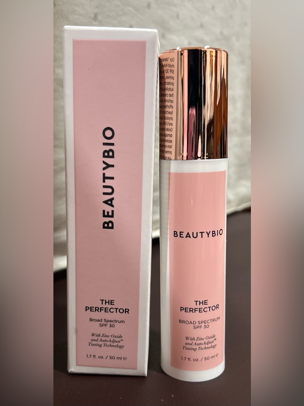 BeautyBio The Perfector SPF 30. Opened to see expiration date. NEW NEVER USED